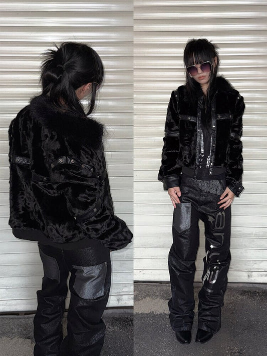 Riveted Embroidery Padded Warm Jacket【s0000019276】