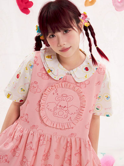 Animal Angel Strappy Skirt Tank Top Skirt【s0000013191】