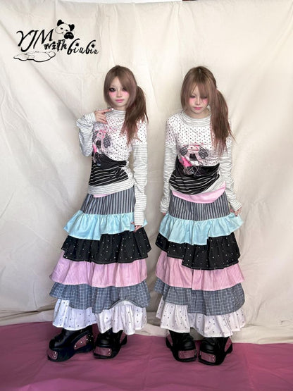 Multi-Layered Irregular Half-Body Skirt【s0000011948】