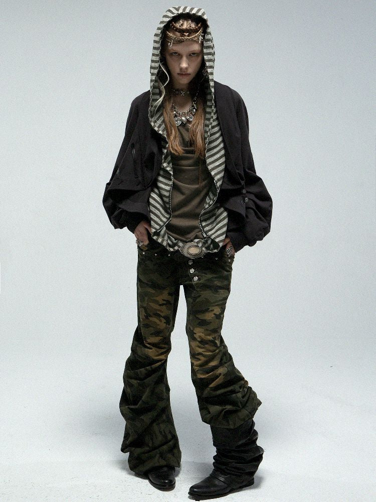 Lapel Sailor Pirate Style Sweatshirt Jacket【s0000011839】