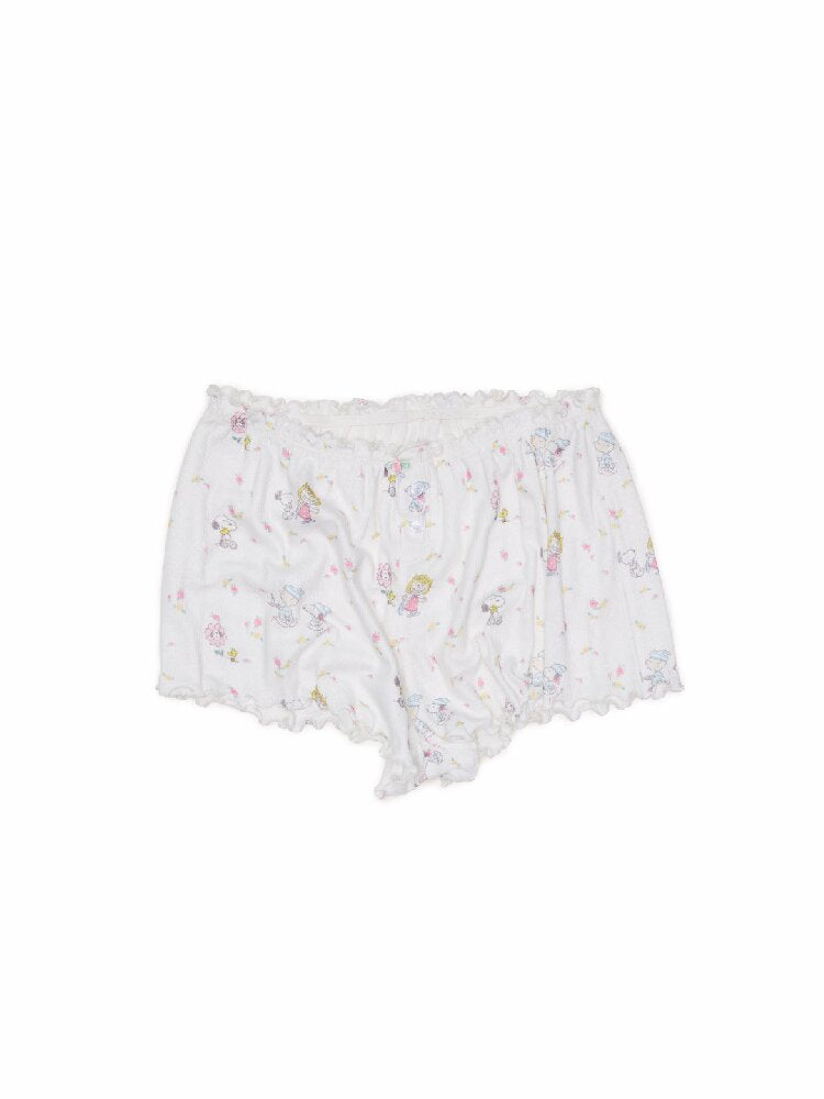 Floral Summer Pajama Shorts Set【s0000016923】