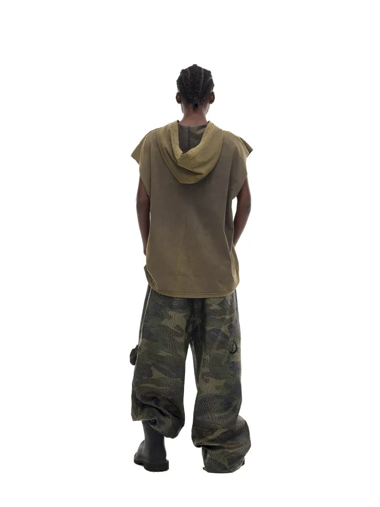 Wasteland Unisex Sleeveless Hoodie【s0000014019】