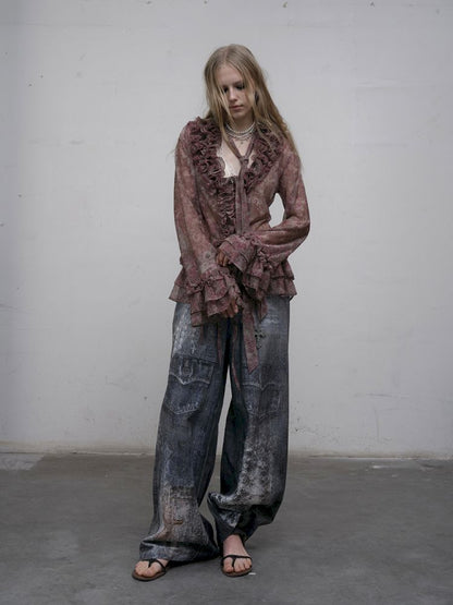 Long Sleeve Flared Sun Protection Shirt【s0000012328】