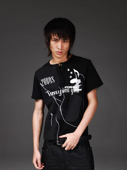 Henry Collar Portrait Slim Polo Tee【s0000018271】