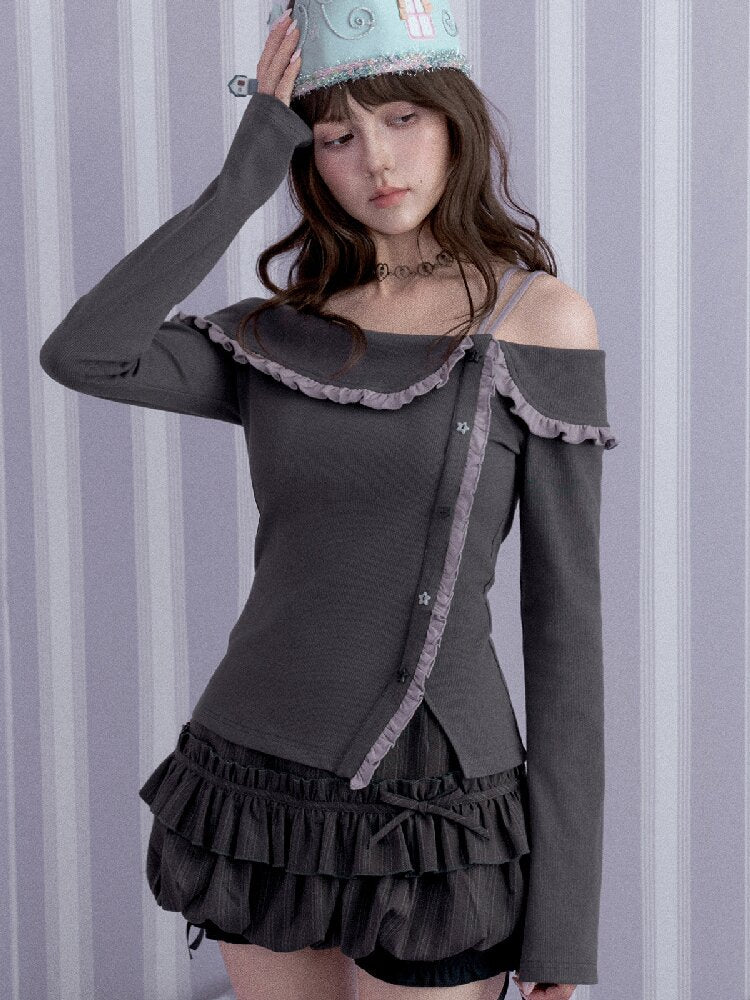 Souffle Double Waist Skirt Pants【s0000017866】