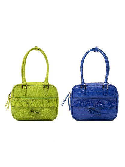 Cowhide Special Lace Underarm Bag【s0000016443】