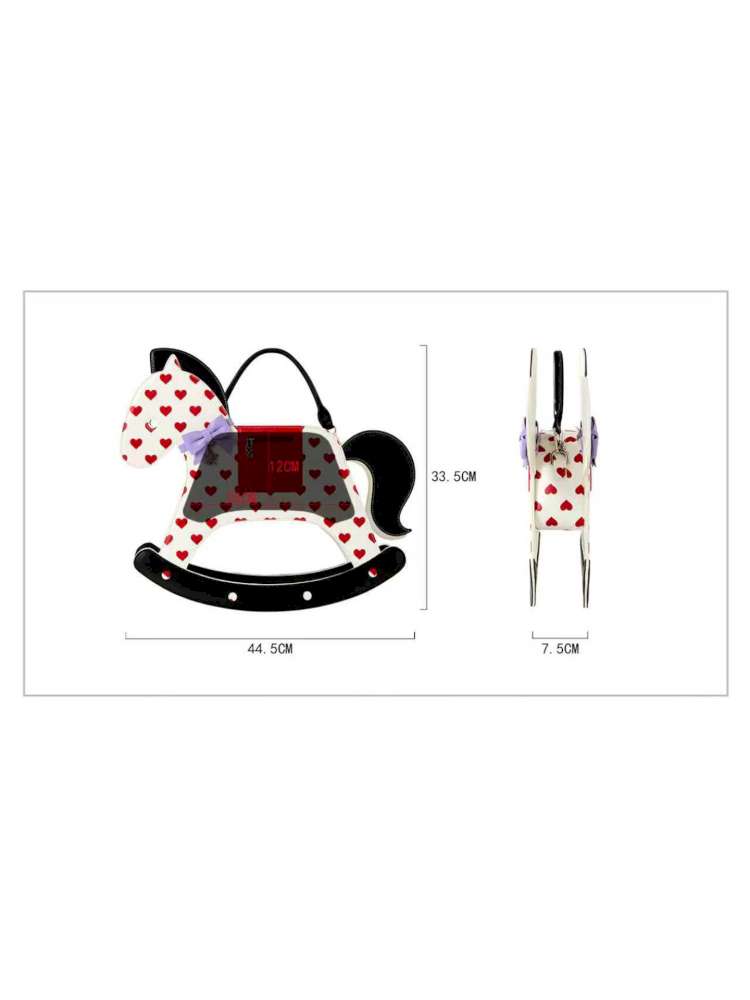 Horse Rolling Trojan Tote Bag【s0000015381】