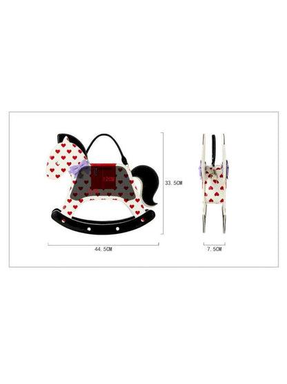 Horse Rolling Trojan Tote Bag【s0000015381】