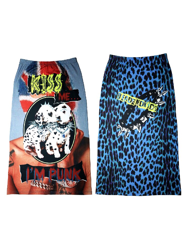 Reversible American Print Skirt【s0000016699】