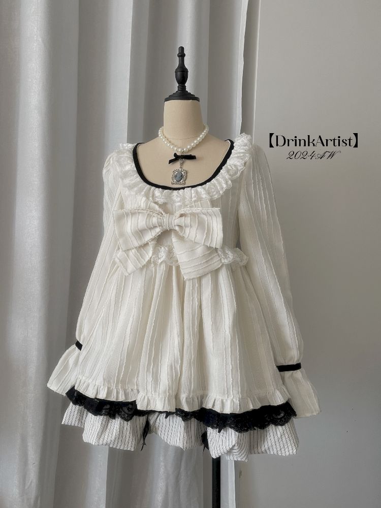 버블 슬리브 베이비 폴 드레스 [S0000011342]