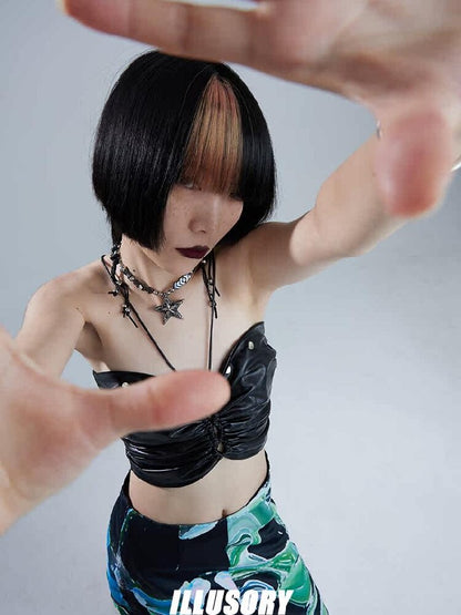 Handmade Beaded Punk Style Necklace【s0000018811】