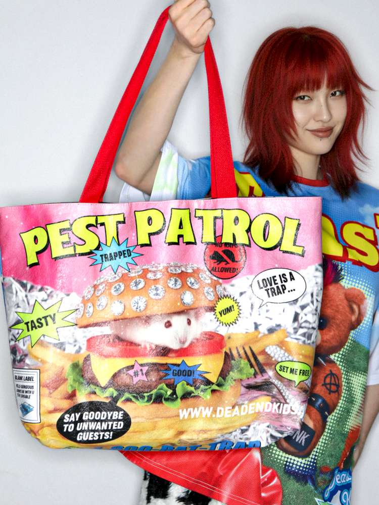 Mouse Print American Vintage Dupont Tote Bag【s0000014913】