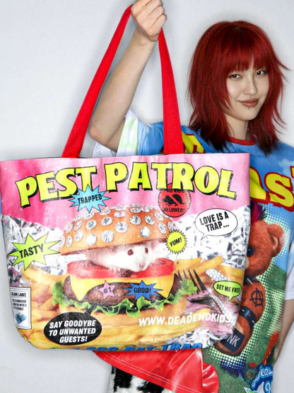 Mouse Print American Vintage Dupont Tote Bag【s0000014913】