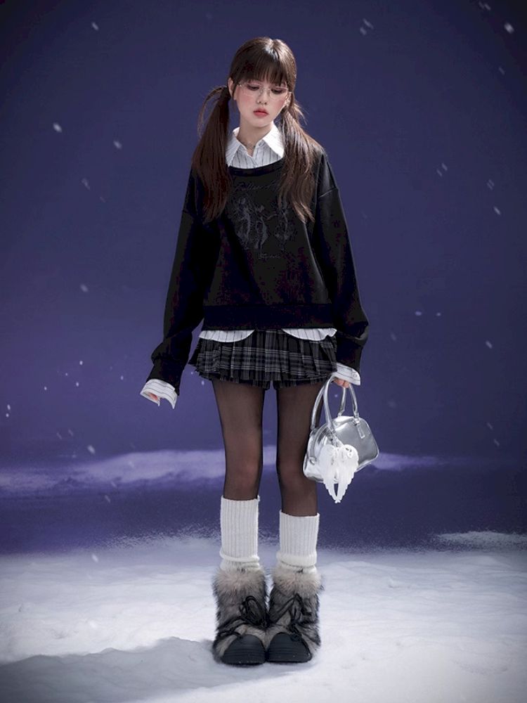 College Style Pullover【s0000011666】