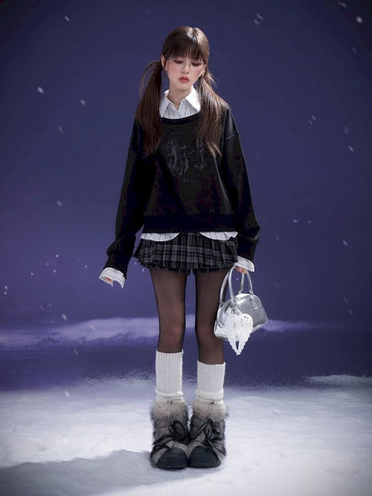 College Style Pullover【s0000011666】