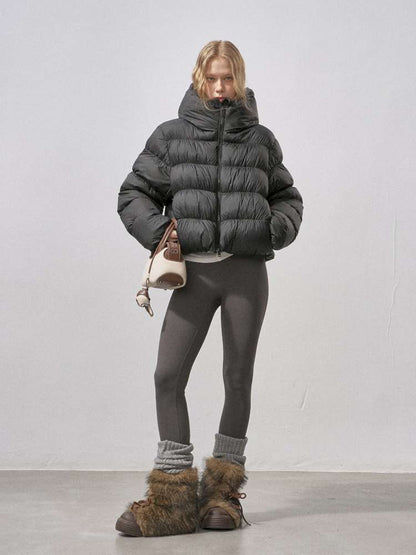 Velvet White Duck Down Jacket【s0000015219】