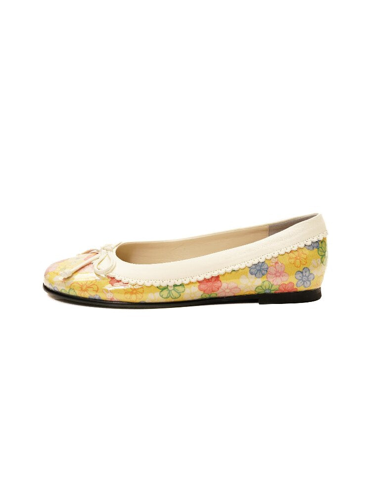 Flower Rabbit Patchwork Bow Shoes【s0000016430】