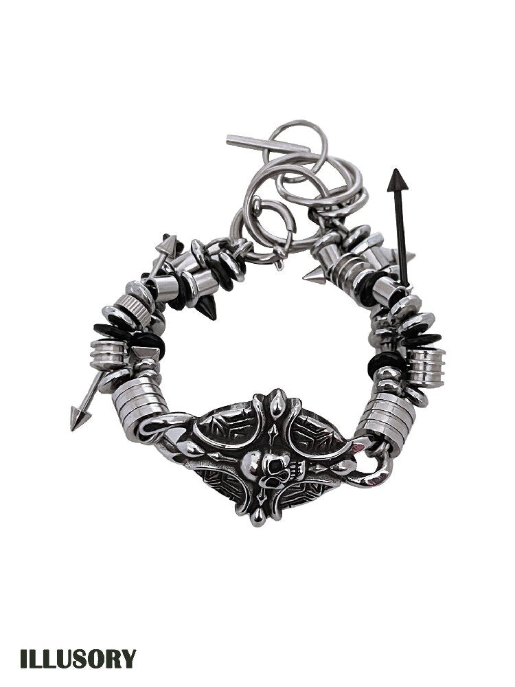 Handmade Punk Mechanical Wristband【s0000018848】