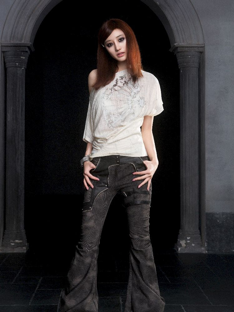 One neck short sleeve t-shirt【s0000012314】