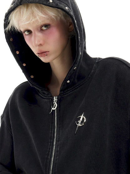 Hooded Cardigan Sweatshirt【s0000012070】