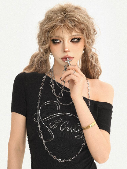 Vintage Star Layered Sweater Chain【s0000019001】