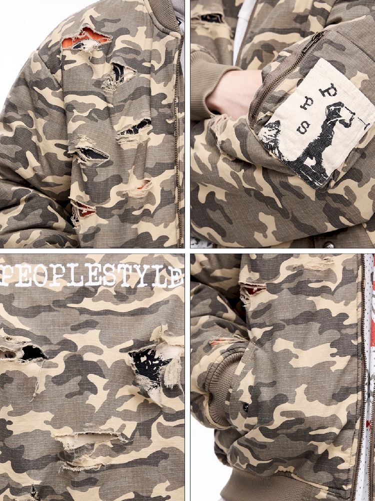 Retro Flight Baseball Jacket【s0000011352】