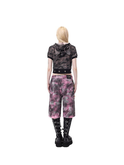 Riveted Coating Camo Wasteland Jeans【s0000017722】
