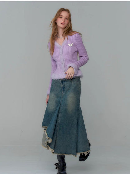 V-Neck 니트 스웨터 가디건 [S0000011493]