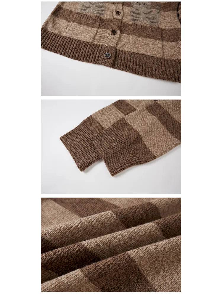Relaxed-Fit Long-Sleeve Knit Cardigan【s0000014062】