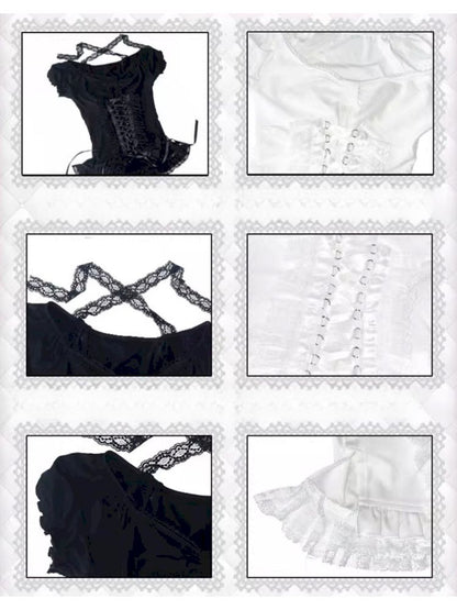 Tie-back tank top/short-sleeved shirt【s0000012692】