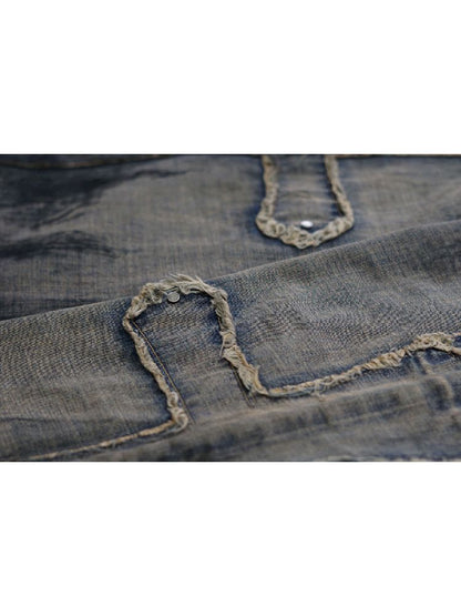 Vintage Washed Strait Jeans [S0000010399]