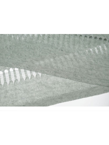 Raglan Cutout Knit Cowl Top【s0000012640】