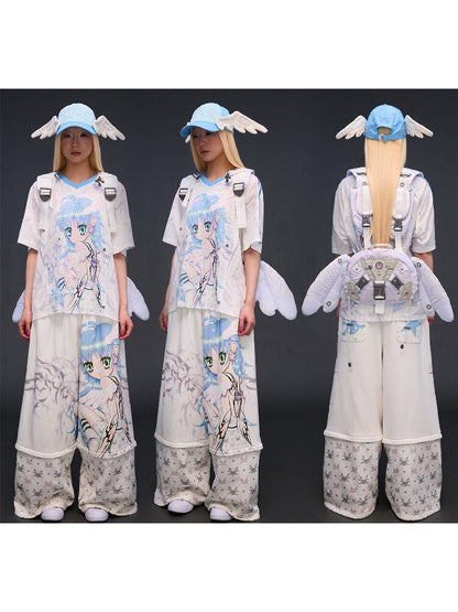 Seraphim Girl Raglan Sleeve T-Shirt【s0000017025】