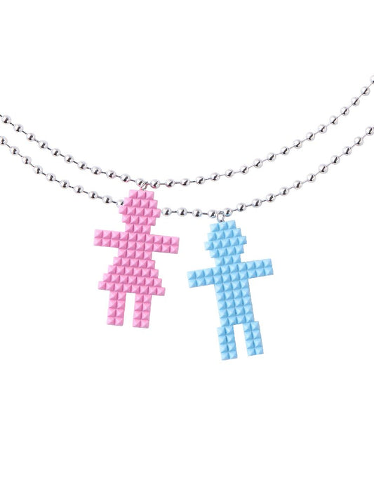 Rivet Humanoid Design Necklace【s0000016931】