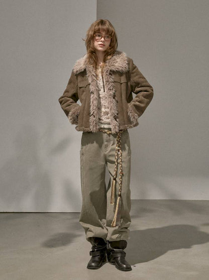 Faux Fur Collar Jacket【s0000014409】