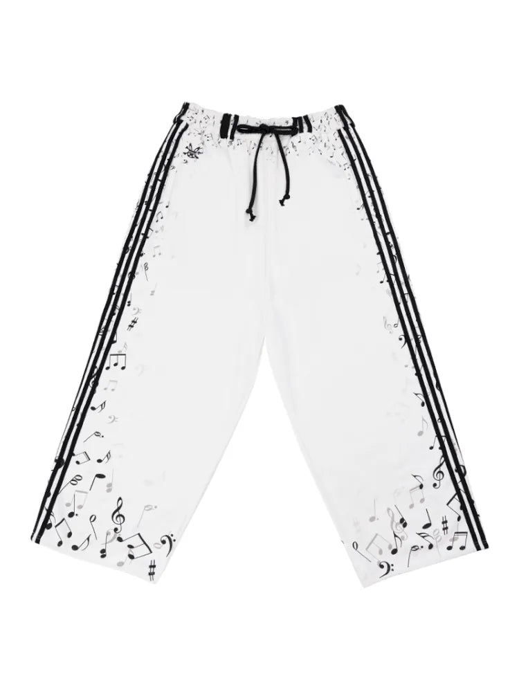 Sheet music notes Printed sweatpants【s0000014099】