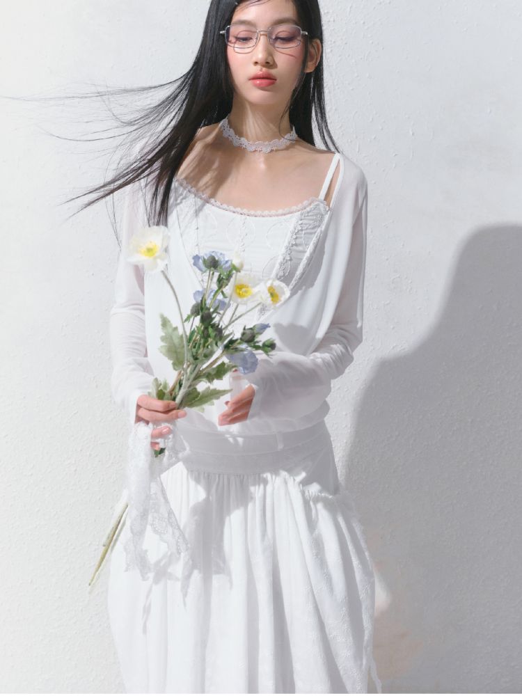 High-Waisted Half-Length Skirt【s0000012154】