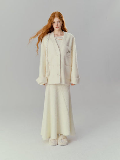 Slim irregular wool knit sweater【s0000012138】