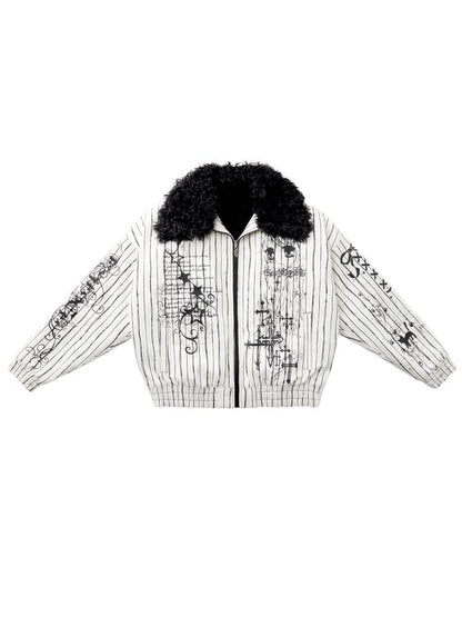Fur Collar Thick Fleece Jacket【s0000014421】