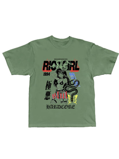 Street tide loose versatile multicolor T-shirt【s0000013601】