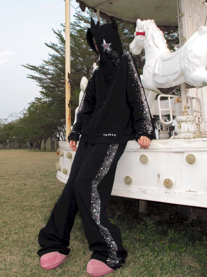 Horse Crying Unicorn Sweatpant【s0000015385】