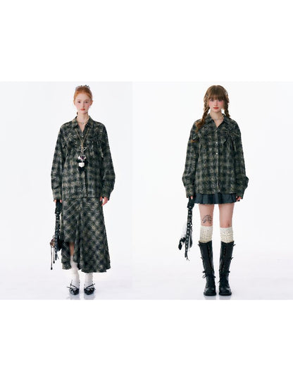 Loose Plaid Jacket【s0000012219】