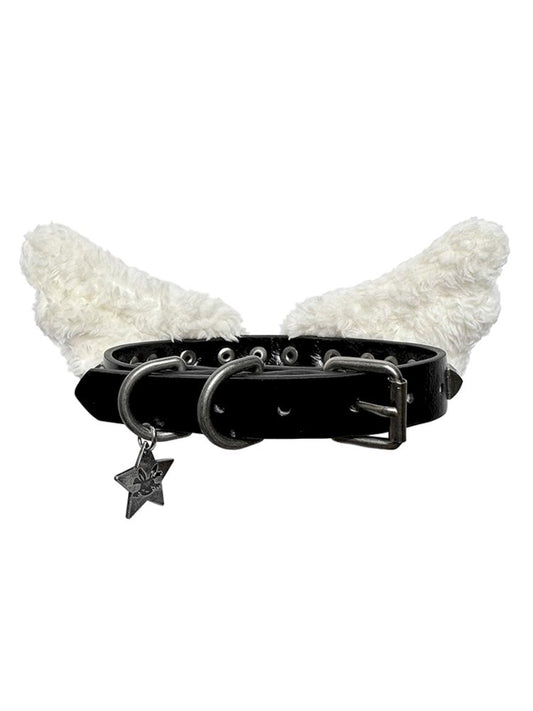 Angel Wings Studded Collar【s0000009600】