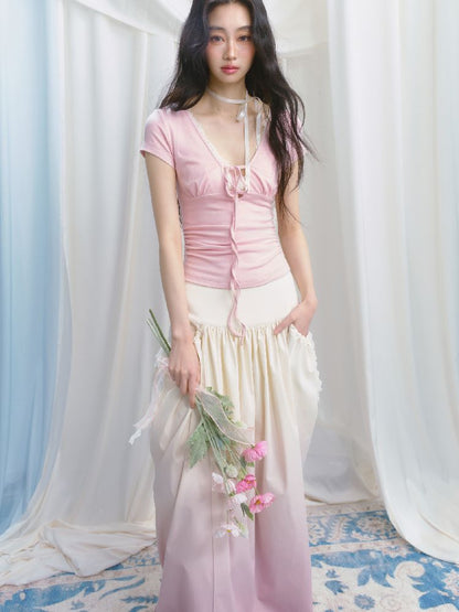 High-Waisted Half-Length Skirt【s0000012144】