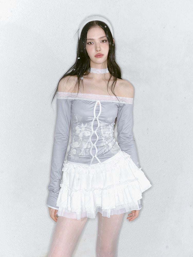 One Shoulder T-Shirt【s0000012134】