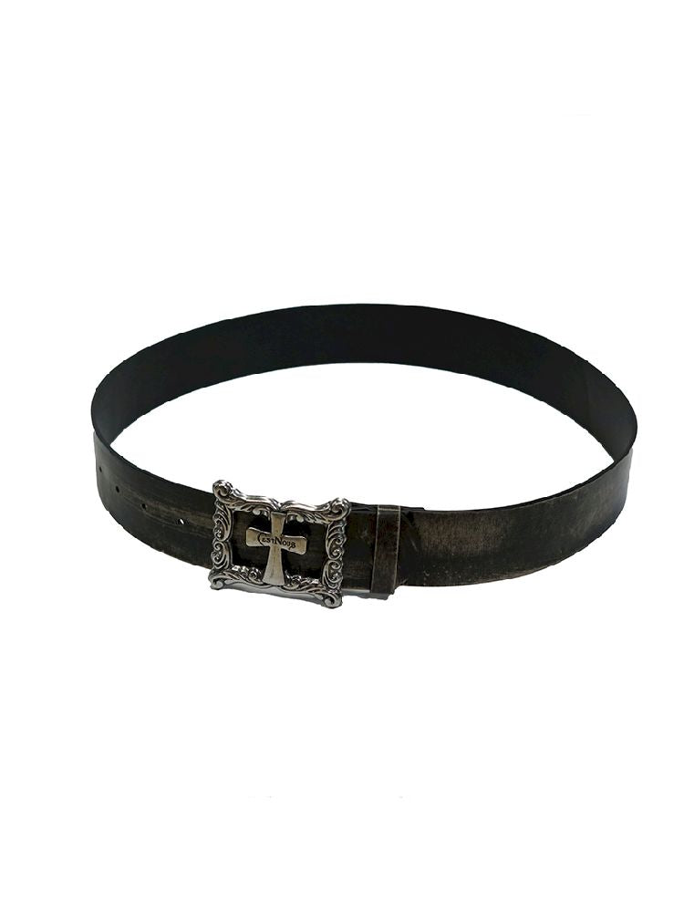 Old Color Rubbed Leather Belt [S0000010747]