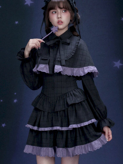 Astrology Magic Purple Cake Dress【s0000015446】