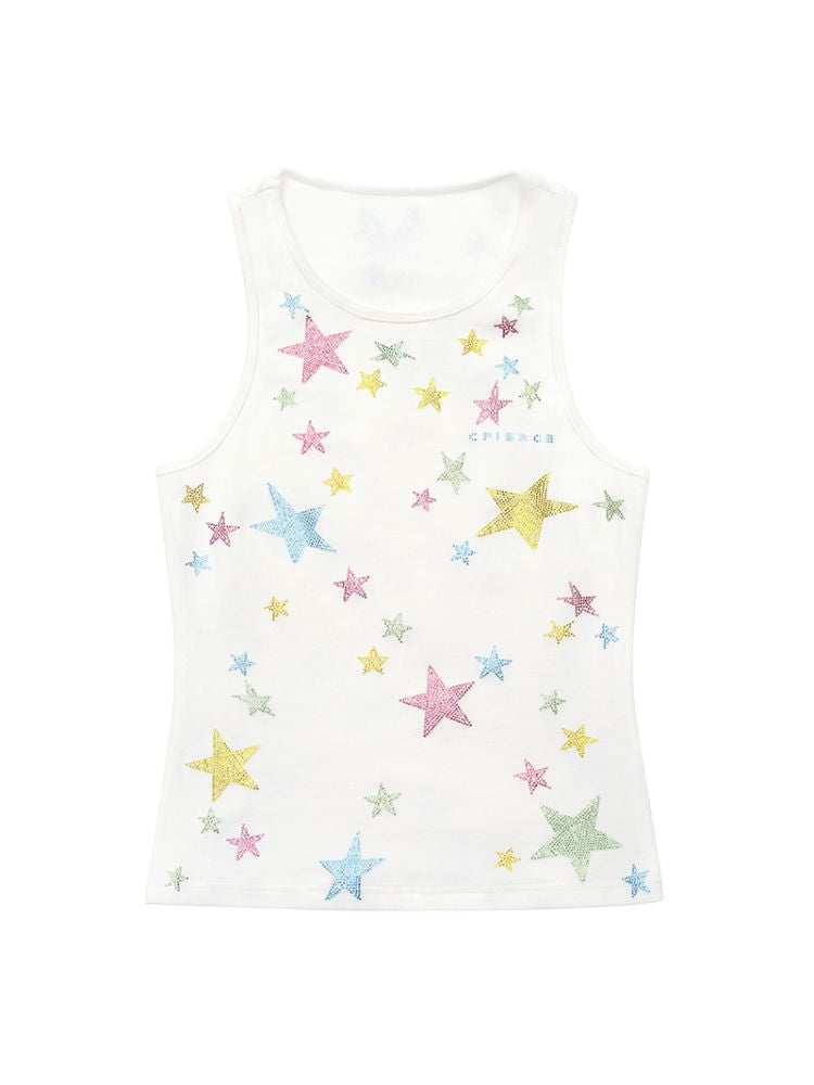 Pentagram Ribbed Vest【s0000012600】