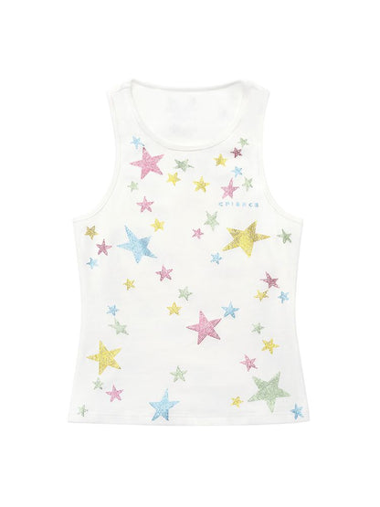 Pentagram Ribbed Vest【s0000012600】