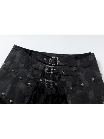 Asymmetrical multi-layer lace skirt【s0000013955】